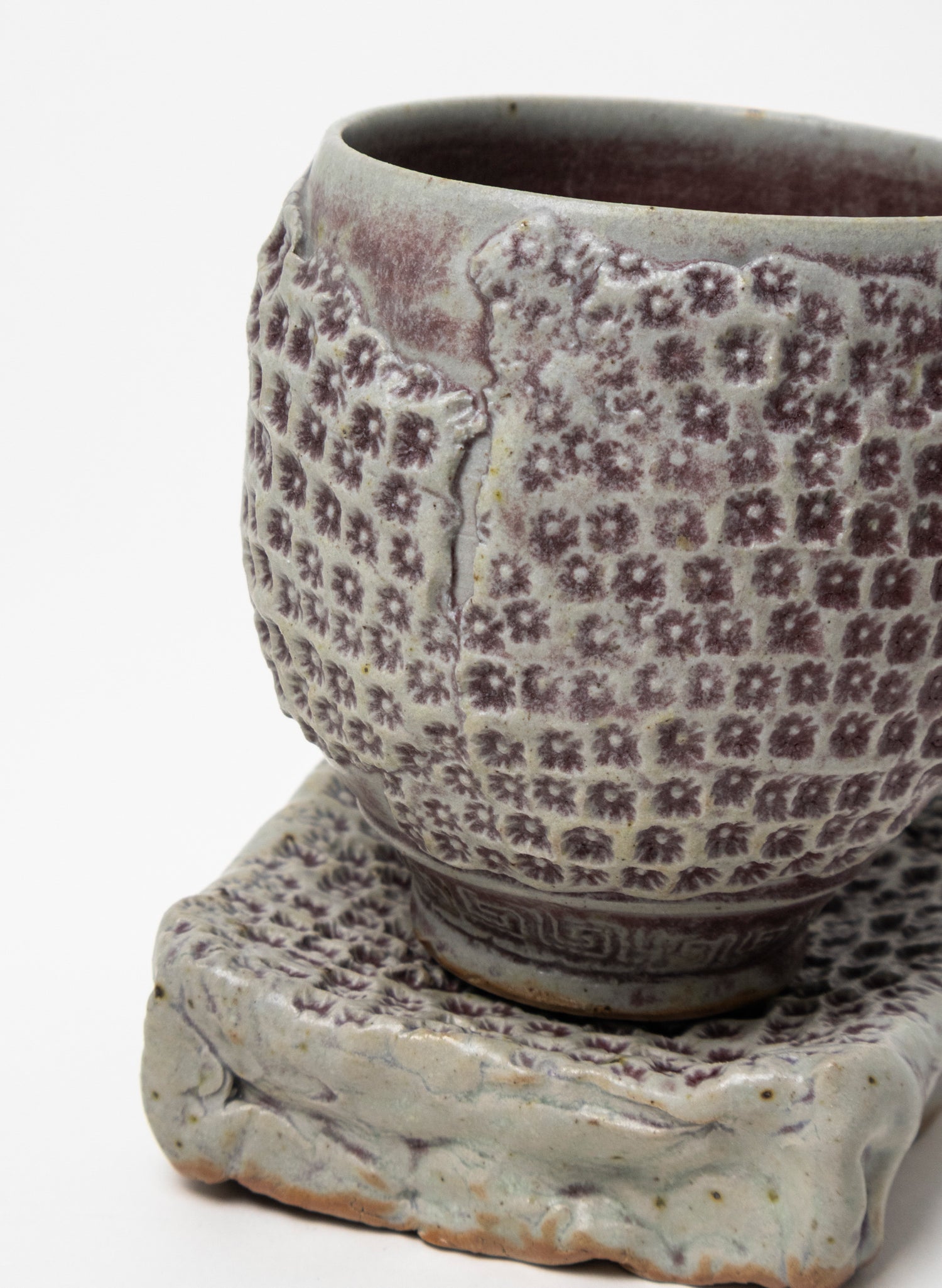 Ceramic Cup on Pedestal 