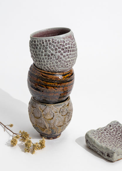 Ceramic Cup on Pedestal 