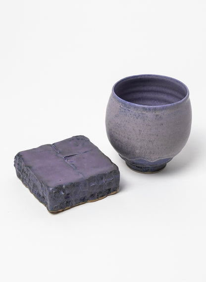 Ceramic Cup on Pedestal 