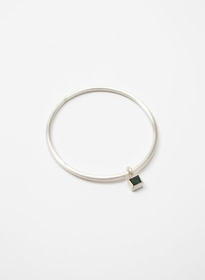 Faceted Box Pounamu Bangle