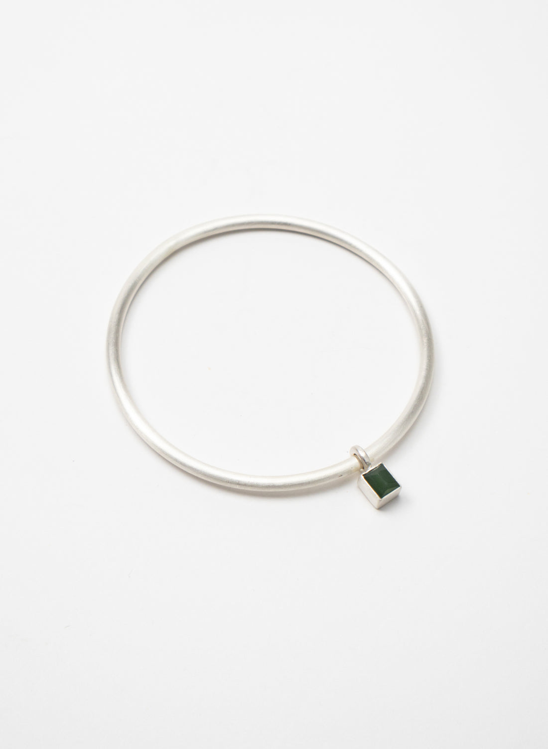 Faceted Box Pounamu Bangle