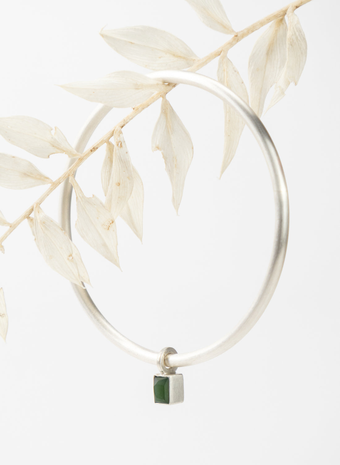 Faceted Box Pounamu Bangle