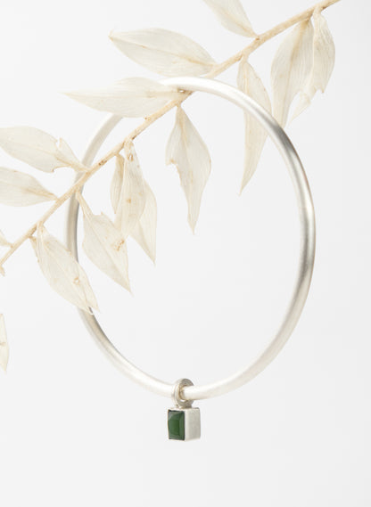 Faceted Box Pounamu Bangle