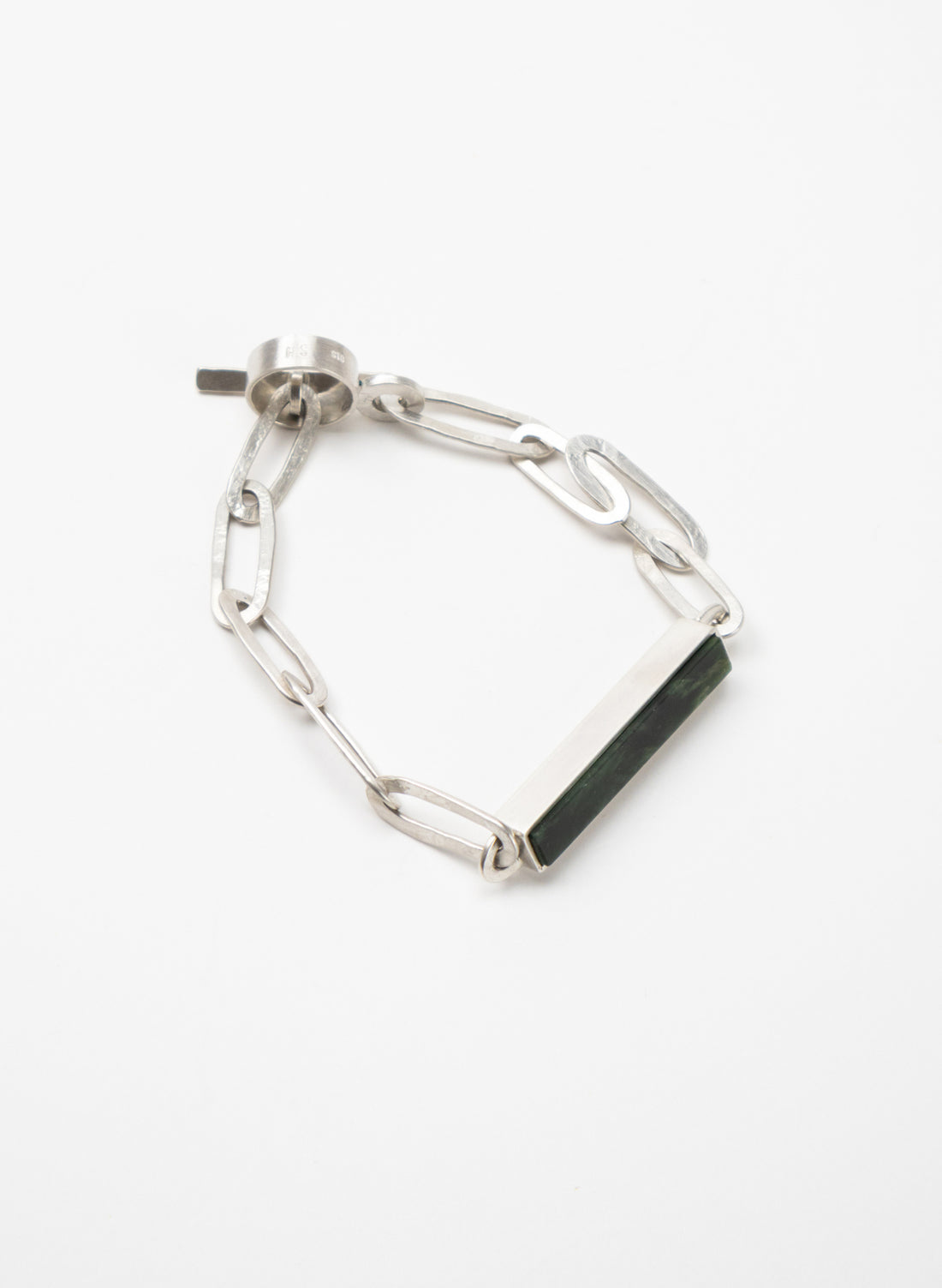 Column Faceted Flower Jade Pounamu Bracelet