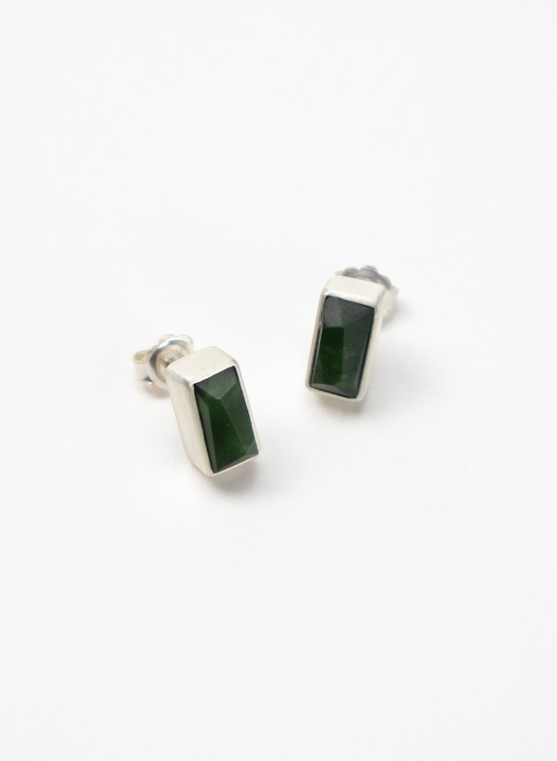 Faceted Pounamu Box Studs