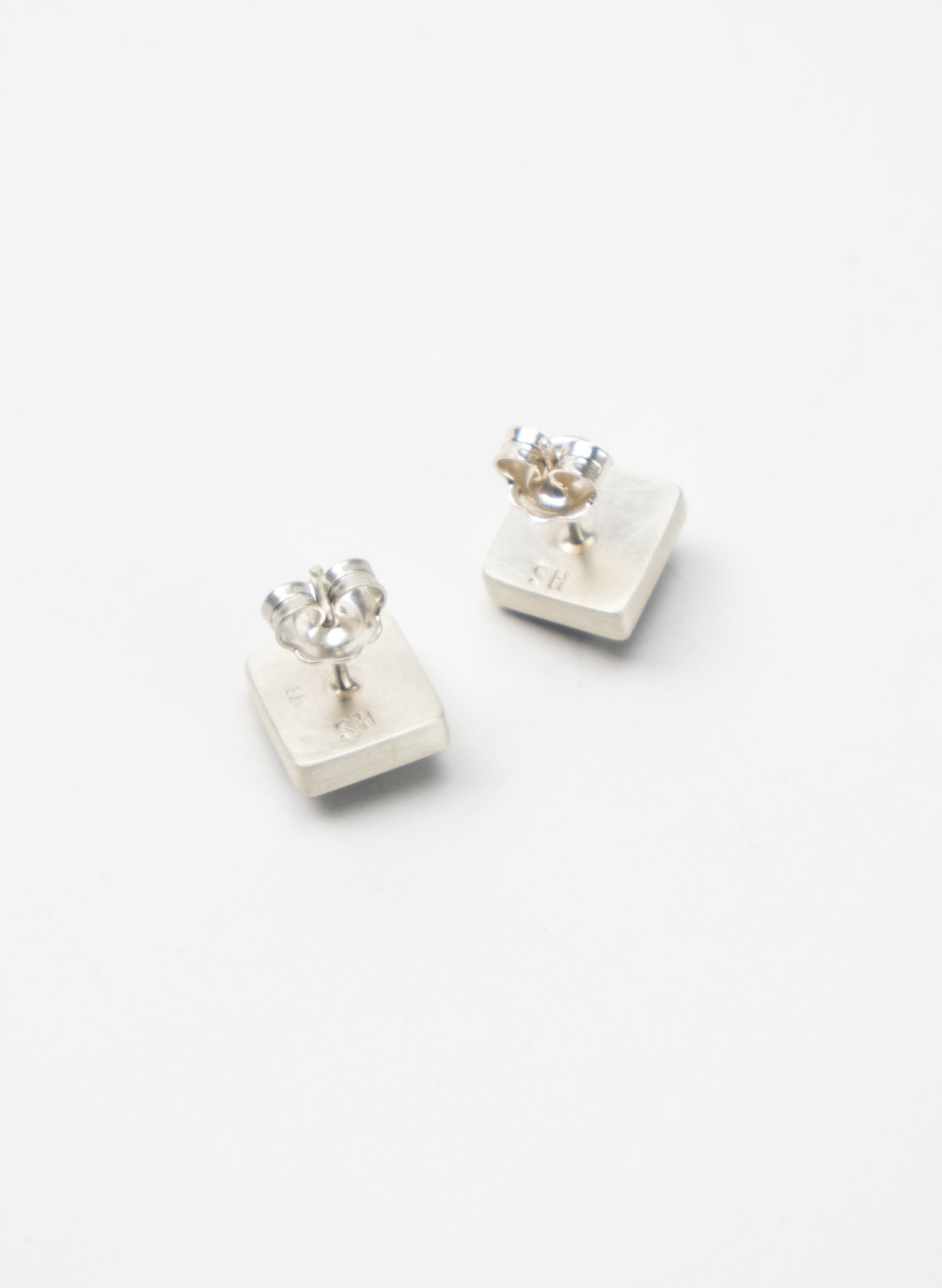 Facetted Pounamu Box Studs