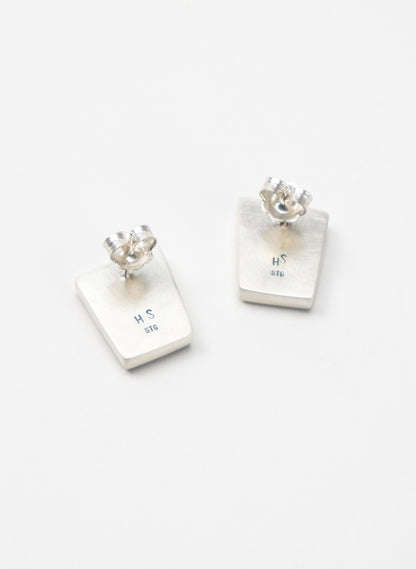 Geometric Pounamu Box Studs