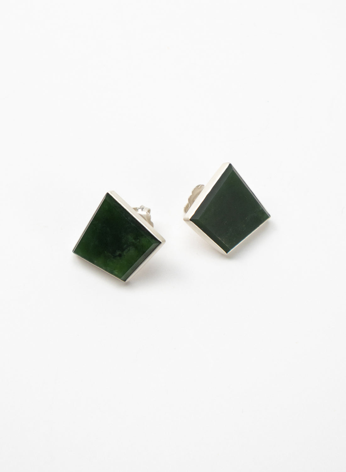 Geometric Pounamu Box Studs
