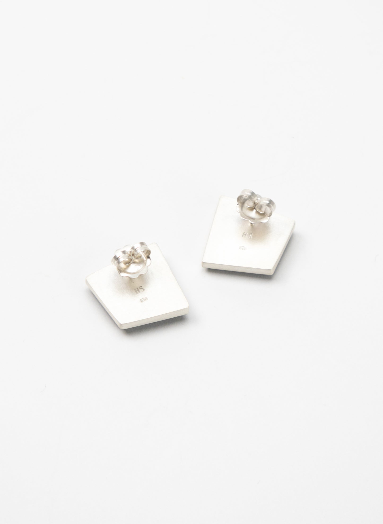 Geometric Pounamu Box Studs