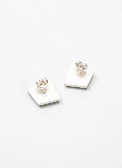 Geometric Pounamu Box Studs