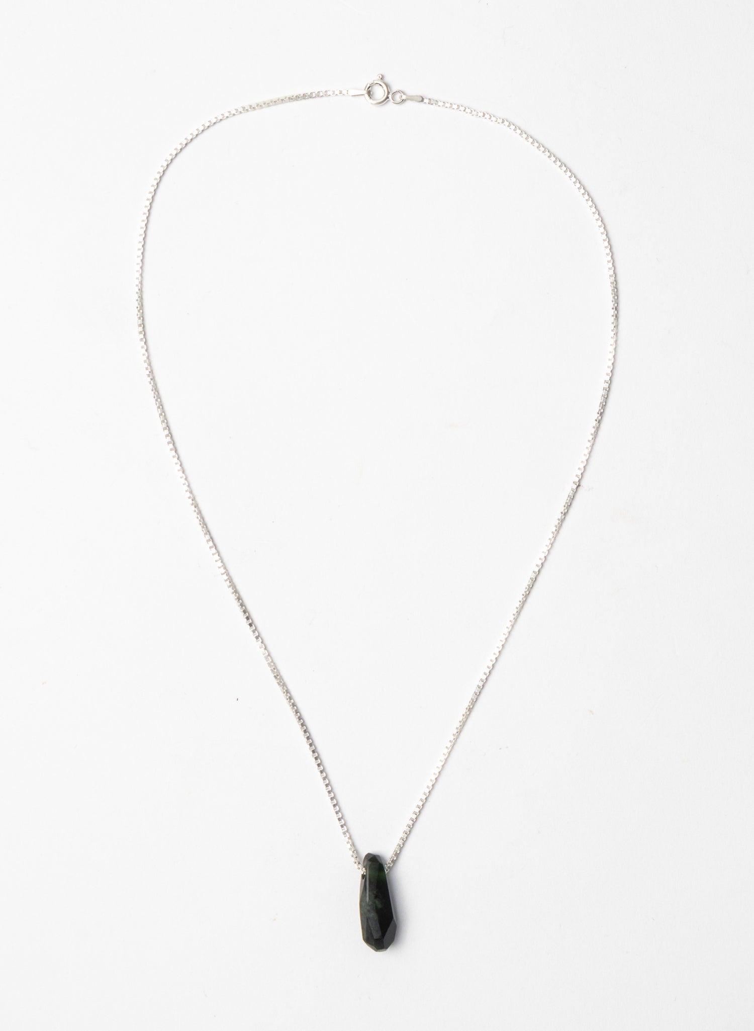 Faceted Rock Pounamu Pendant 