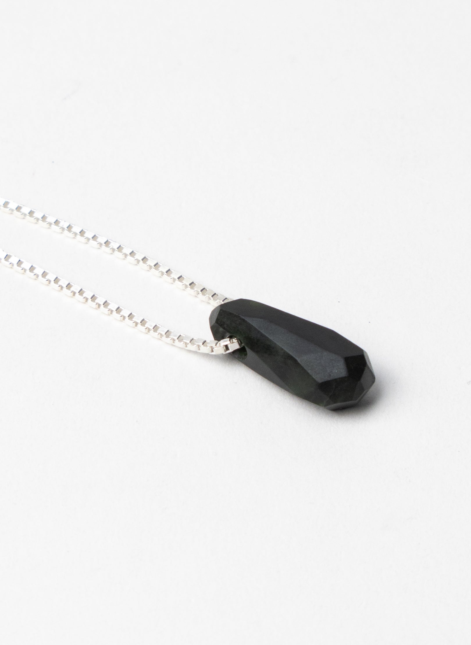 Faceted Rock Pounamu Pendant 