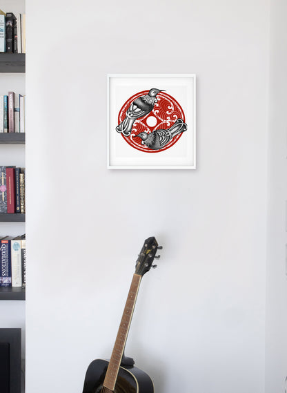Eternal Devotion - Embossed Giclée Print