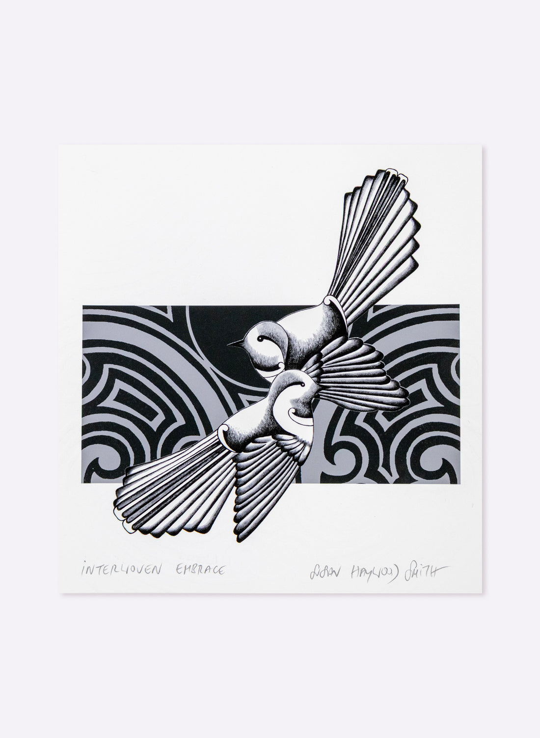 Interwoven Embrace - Embossed Giclée Print