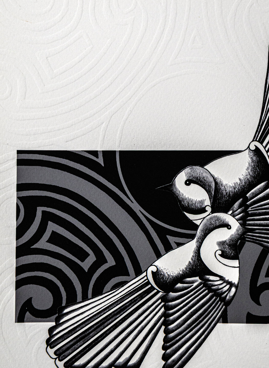 Interwoven Embrace - Embossed Giclée Print