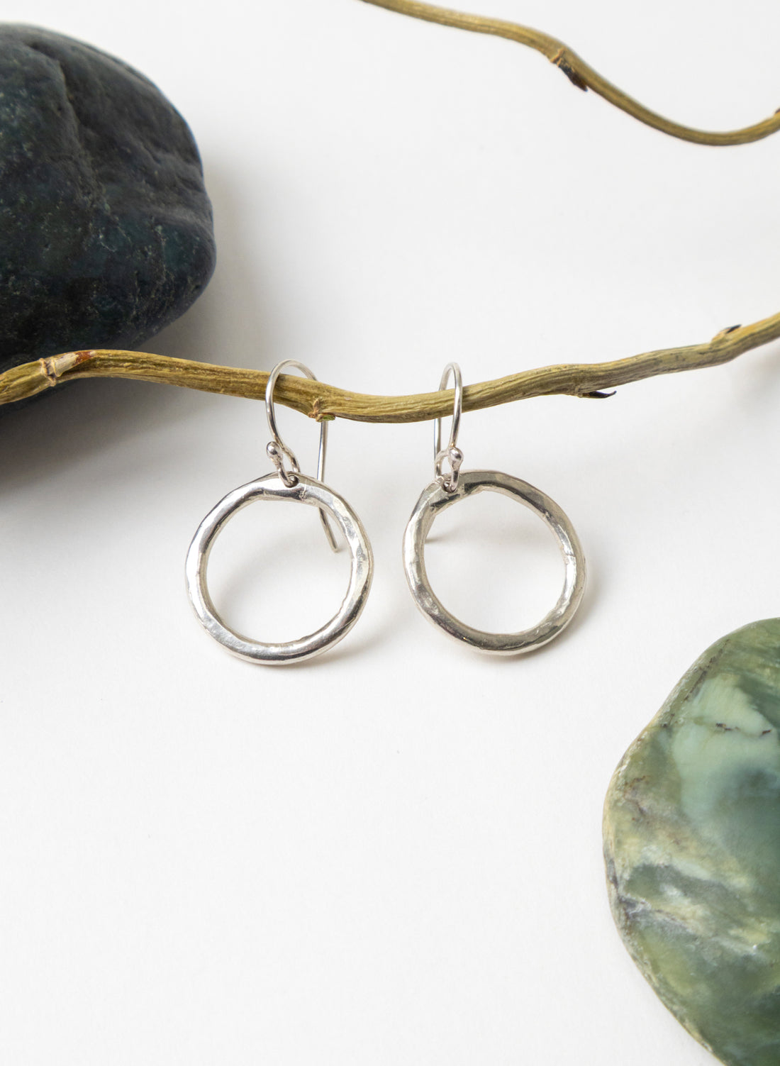 Organic Tales Silver Earrings