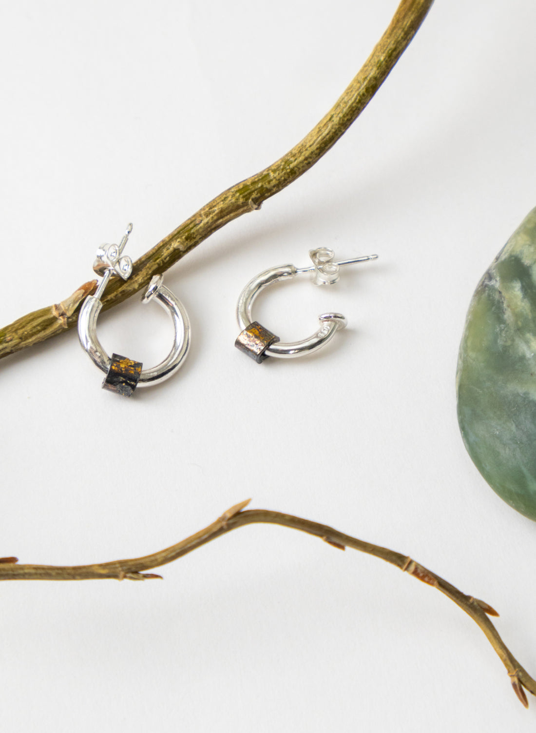 Wrapped Hoop Earrings