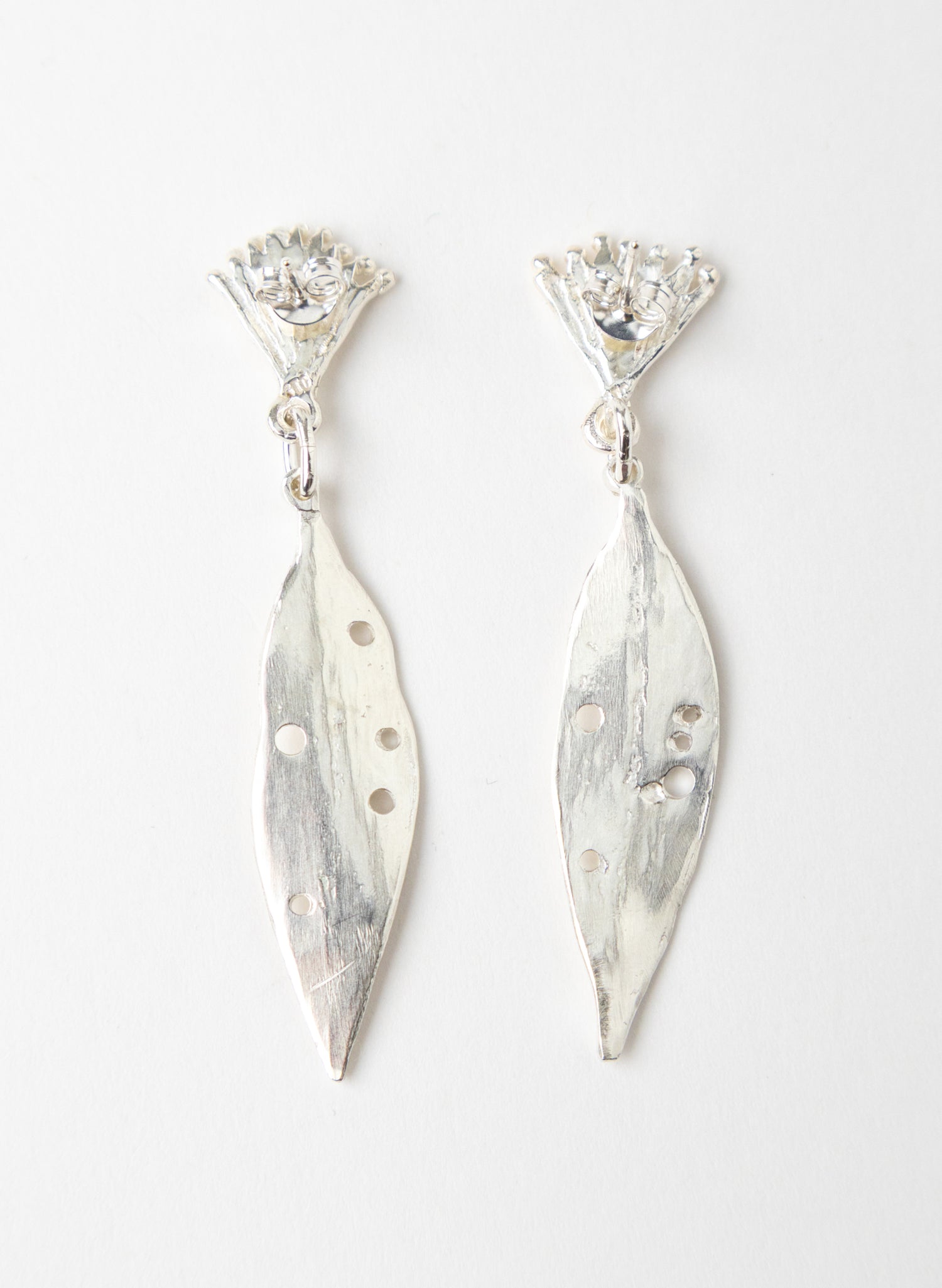 Pohutukawa Leaf and Flower Earrings