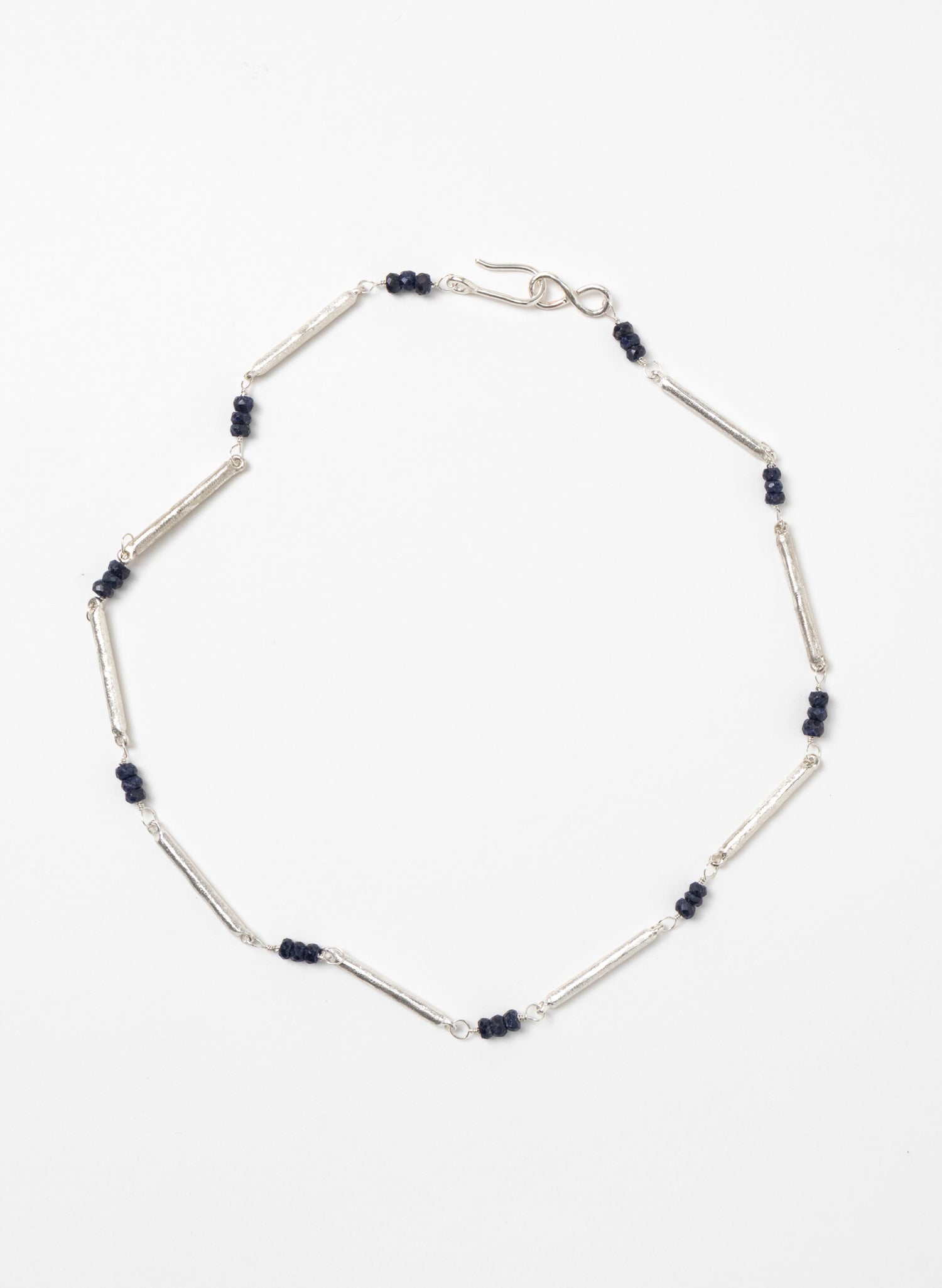 Sapphire Line Chain Necklace