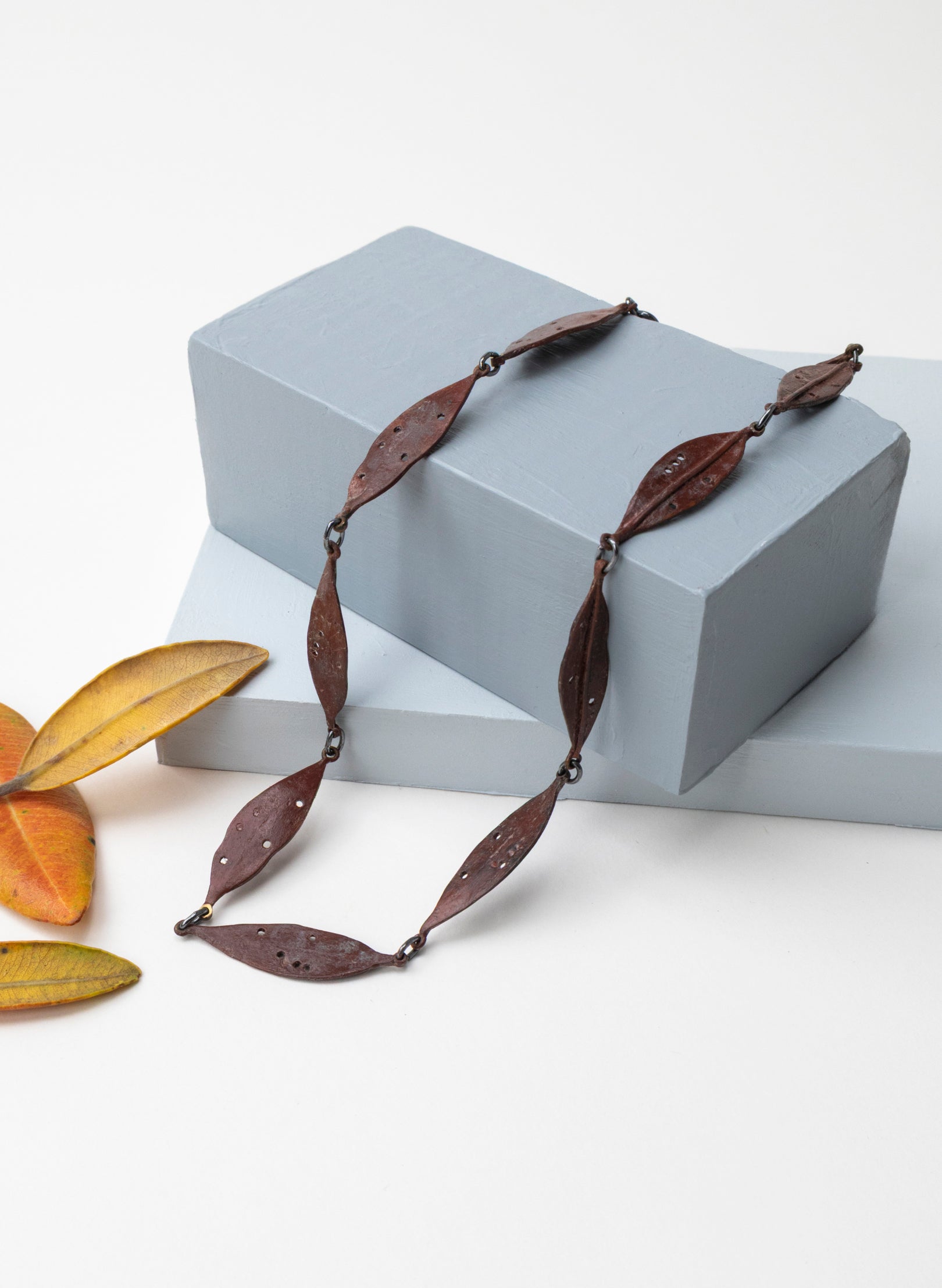 Pōhutukawa Leaf Necklace