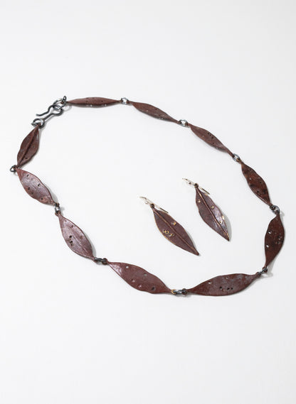 Pōhutukawa Leaf Necklace