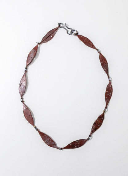 Pōhutukawa Leaf Necklace