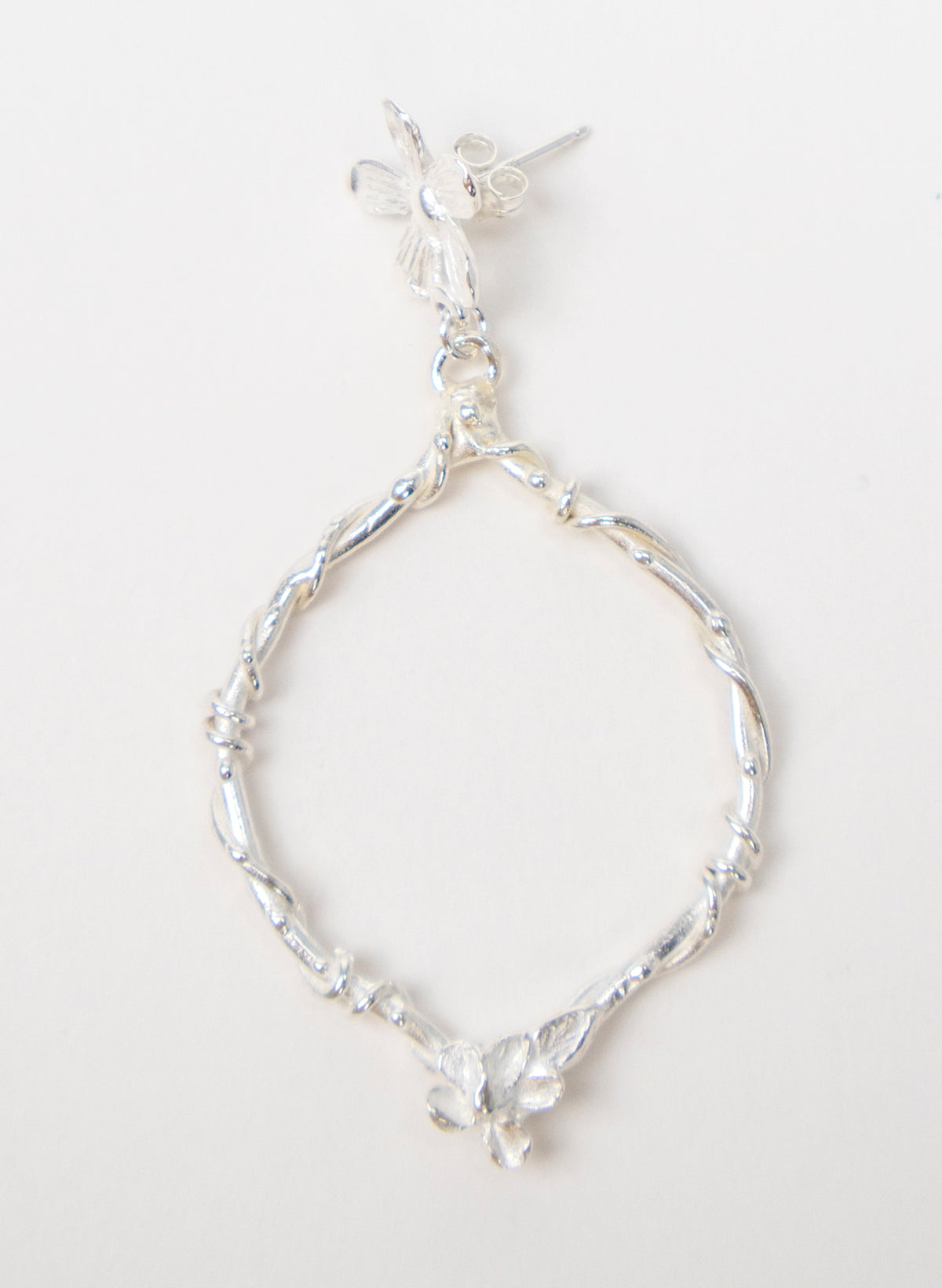 Flora Statement Hoop Earrings
