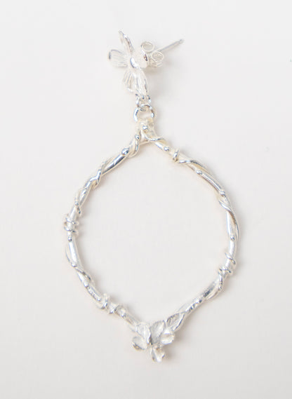 Flora Statement Hoop Earrings