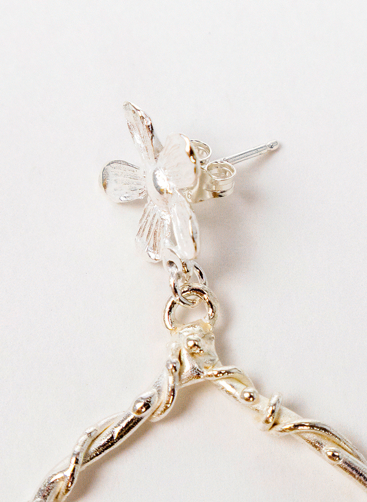 Flora Statement Hoop Earrings