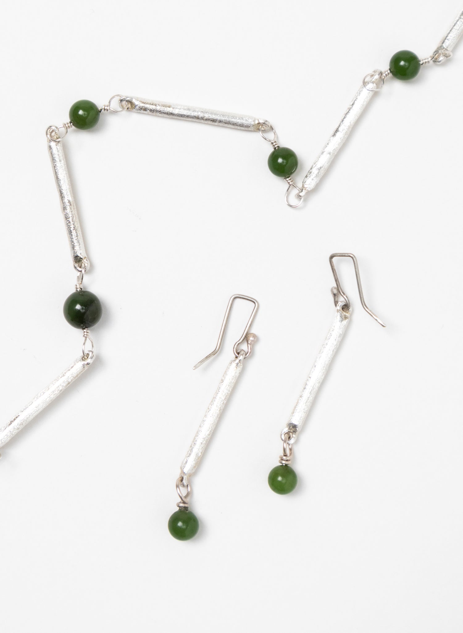 Fluid Line Chain Earrings