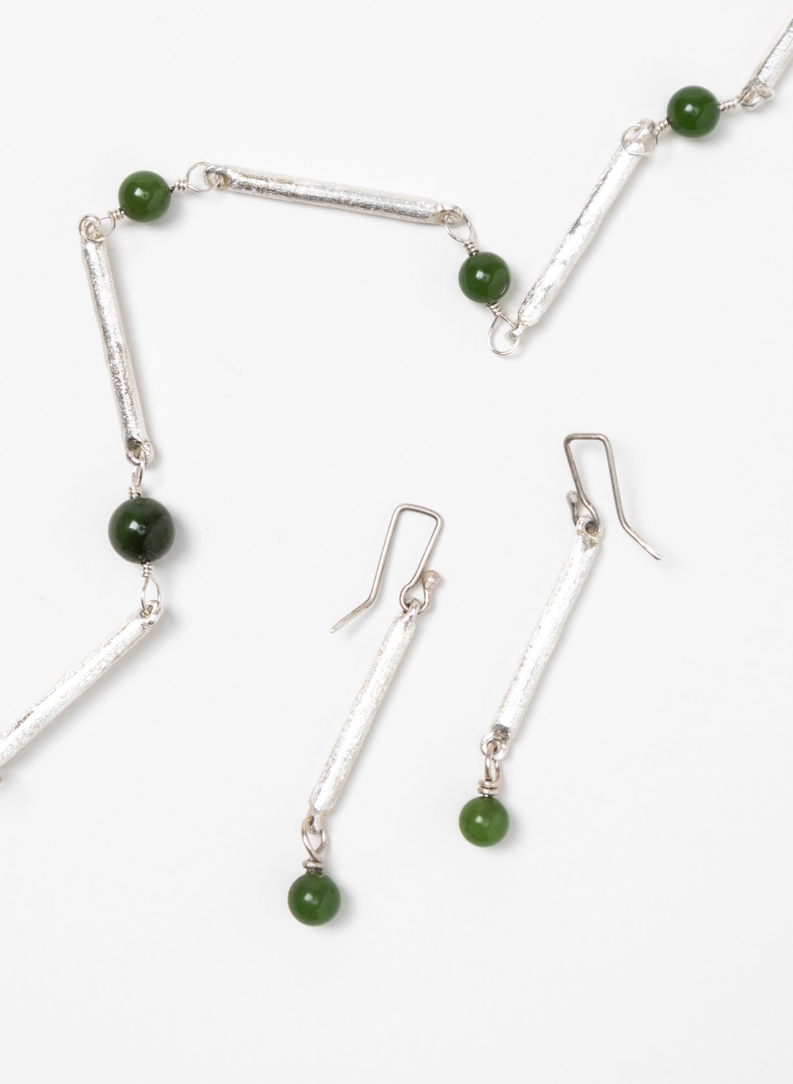 Fluid Line Chain Earrings