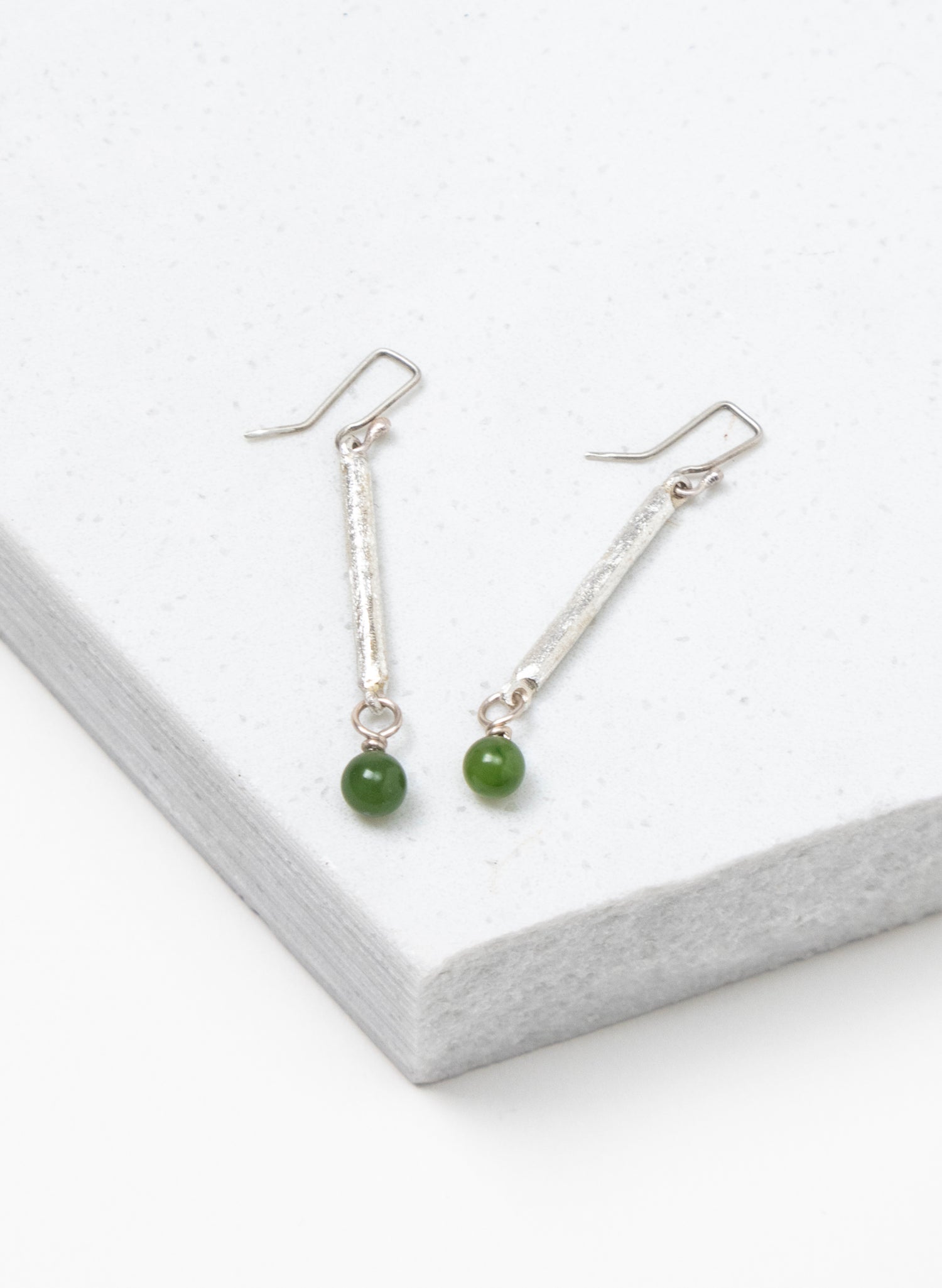 Fluid Line Chain Earrings