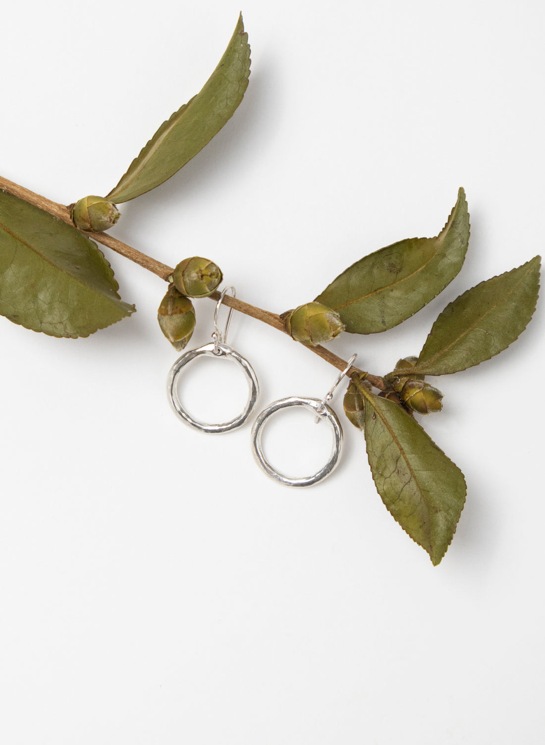 Organic Tales Silver Earrings