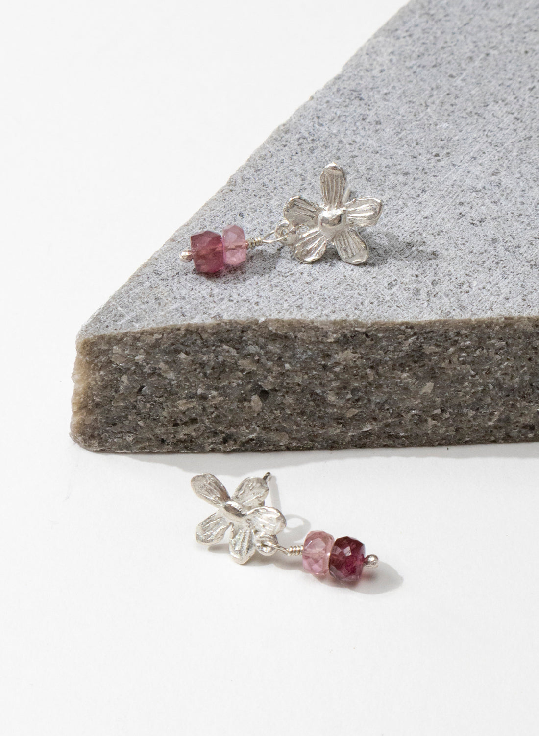 Flora  Drop with Tourmaline
