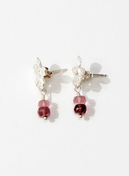 Flora  Drop with Tourmaline