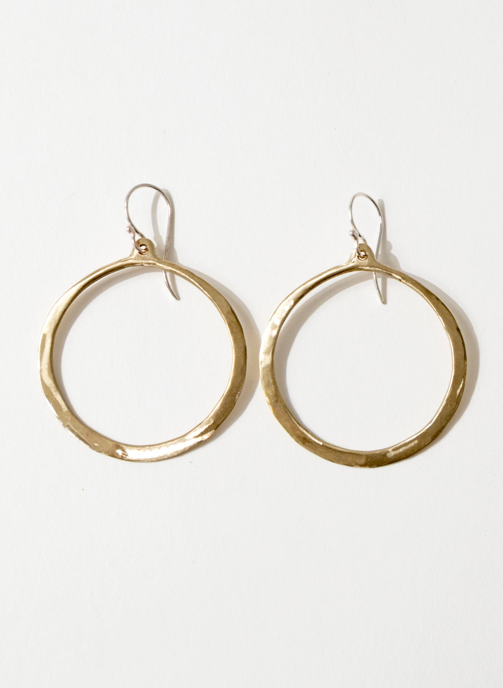 Lunar Hoop Dangle Earrings