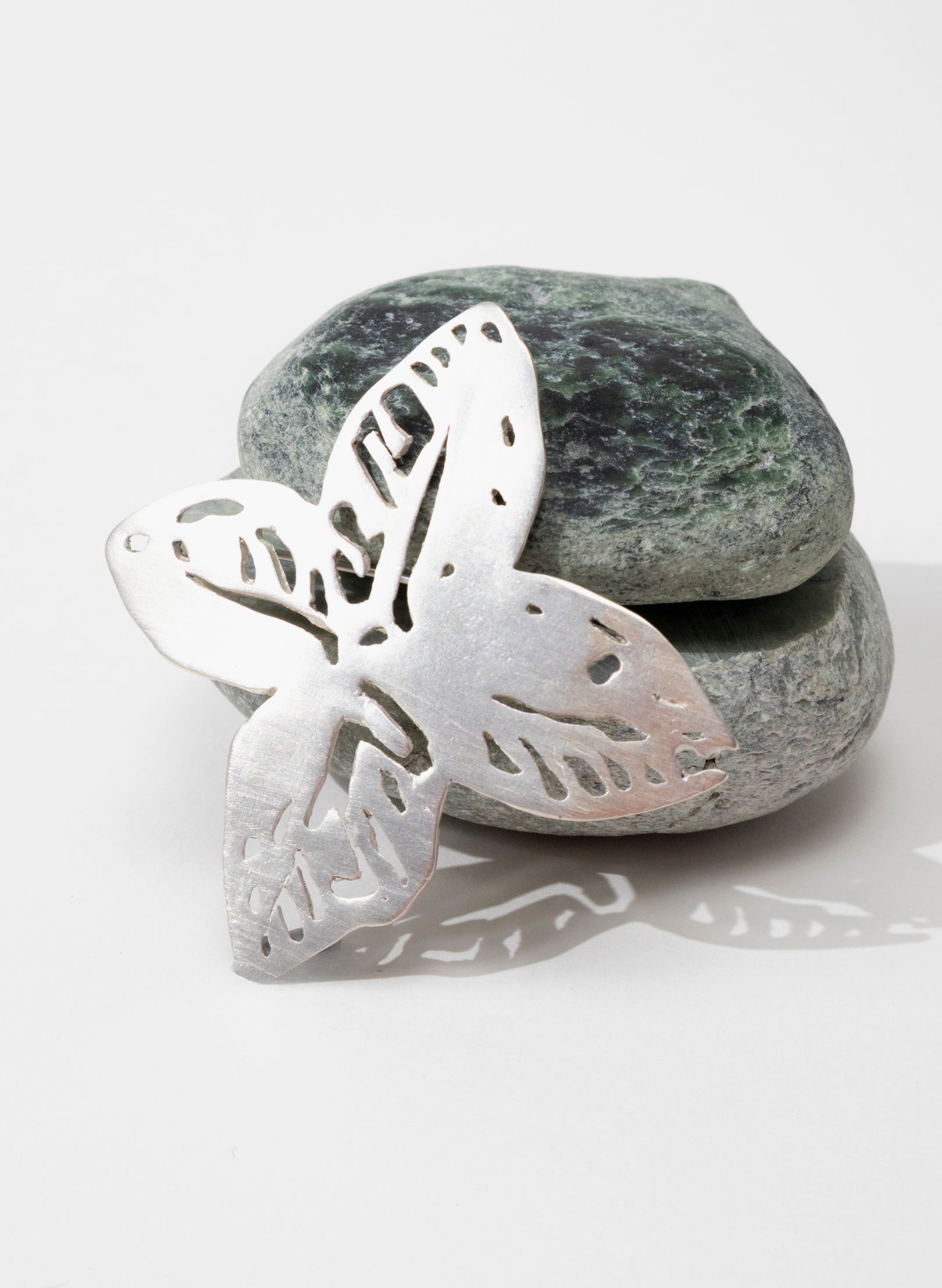 Four Petal Geometric Brooch