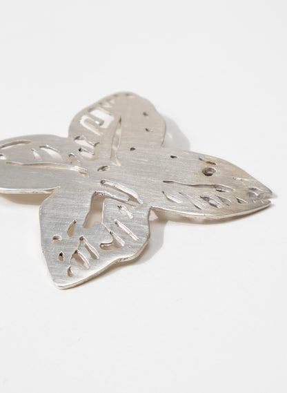 Four Petal Geometric Brooch