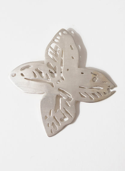 Four Petal Geometric Brooch