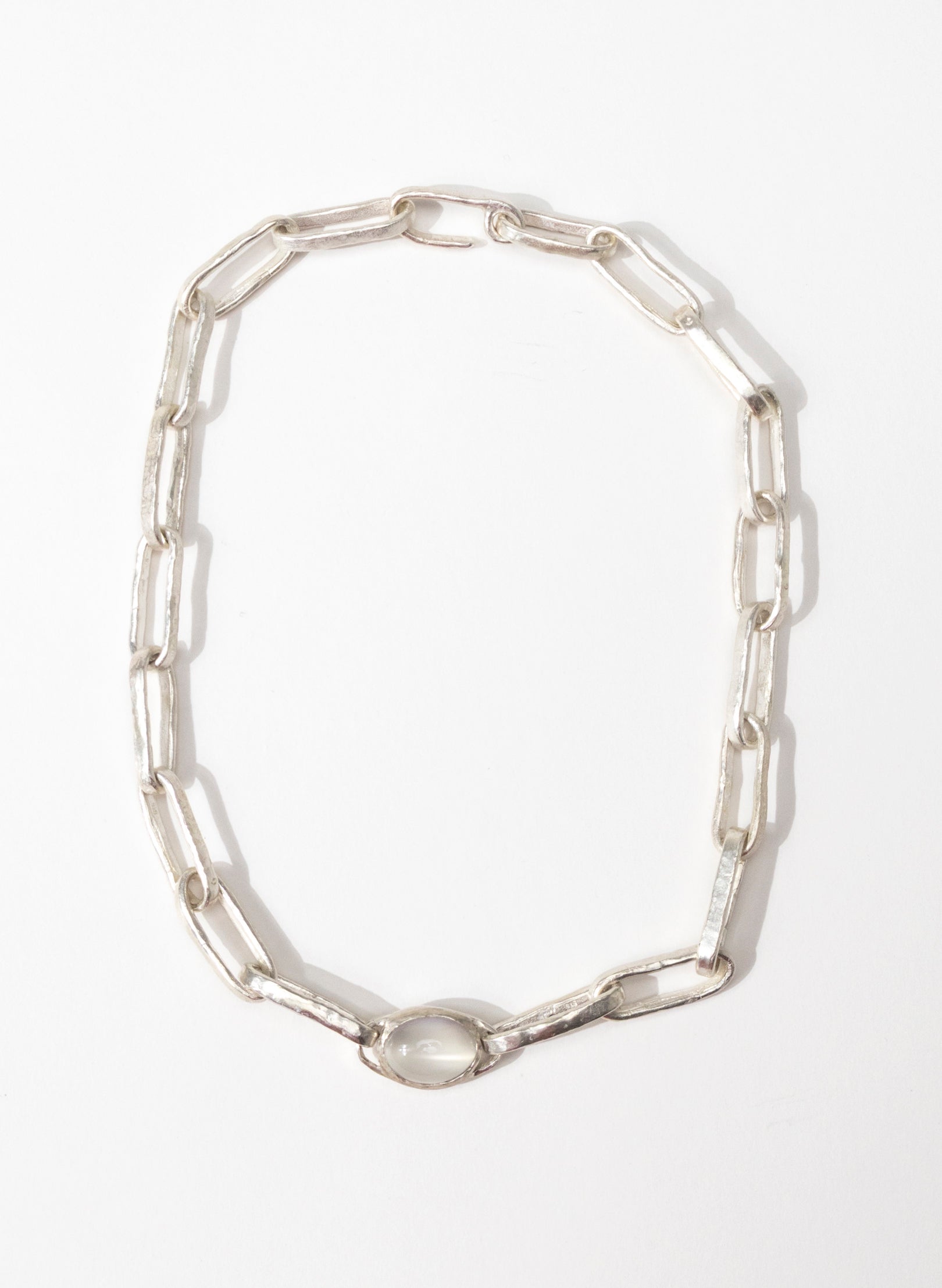 Moonstone Bezel Necklace