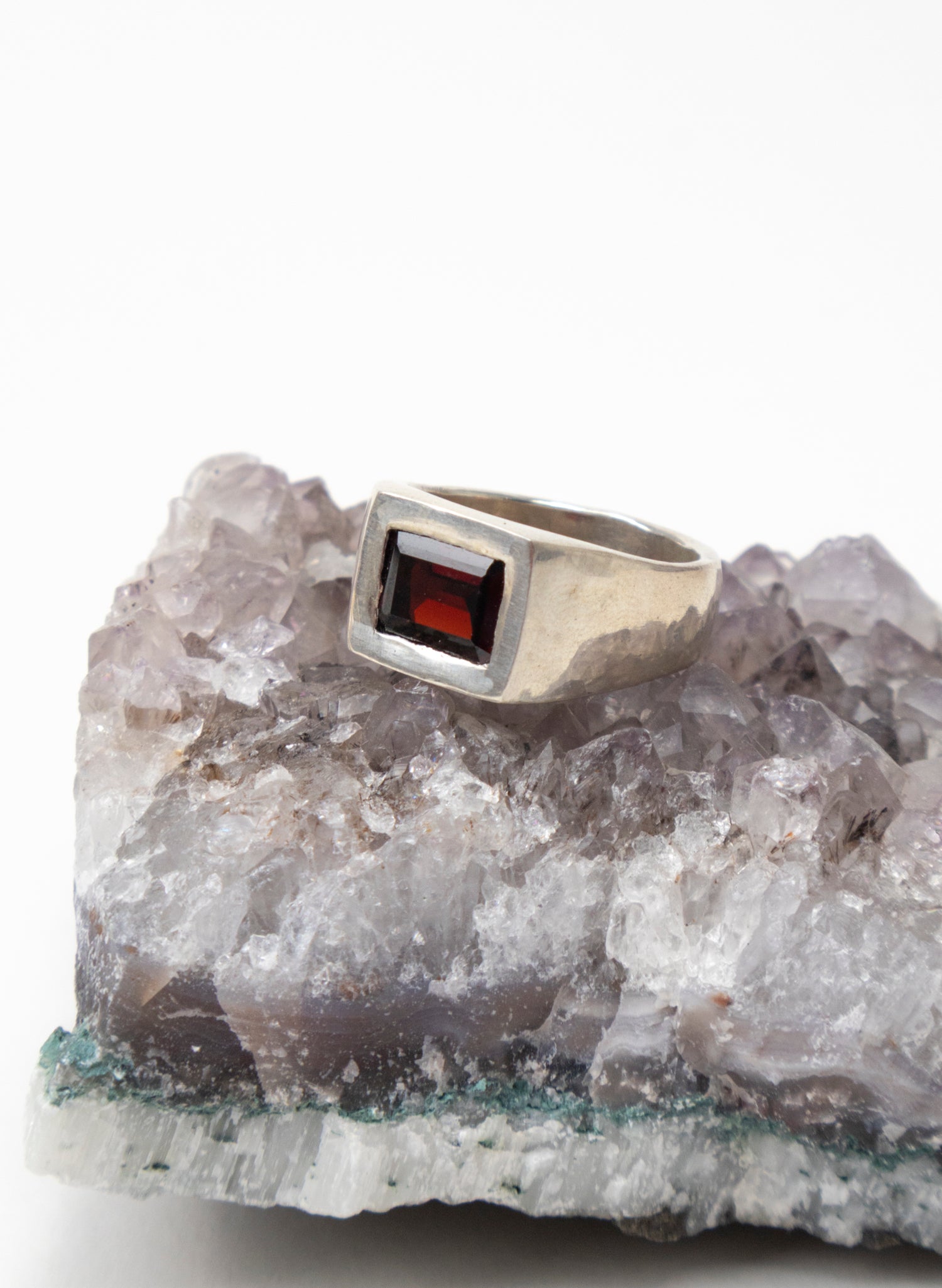 Garnet Signet Ring