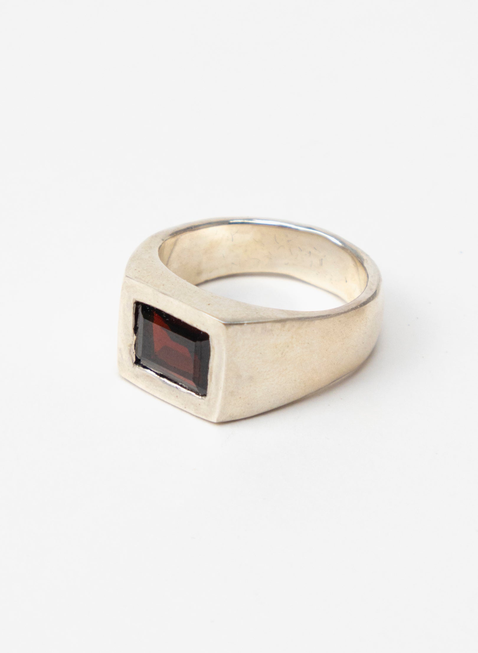 Garnet Signet Ring