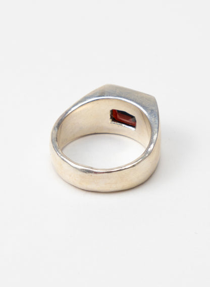 Garnet Signet Ring