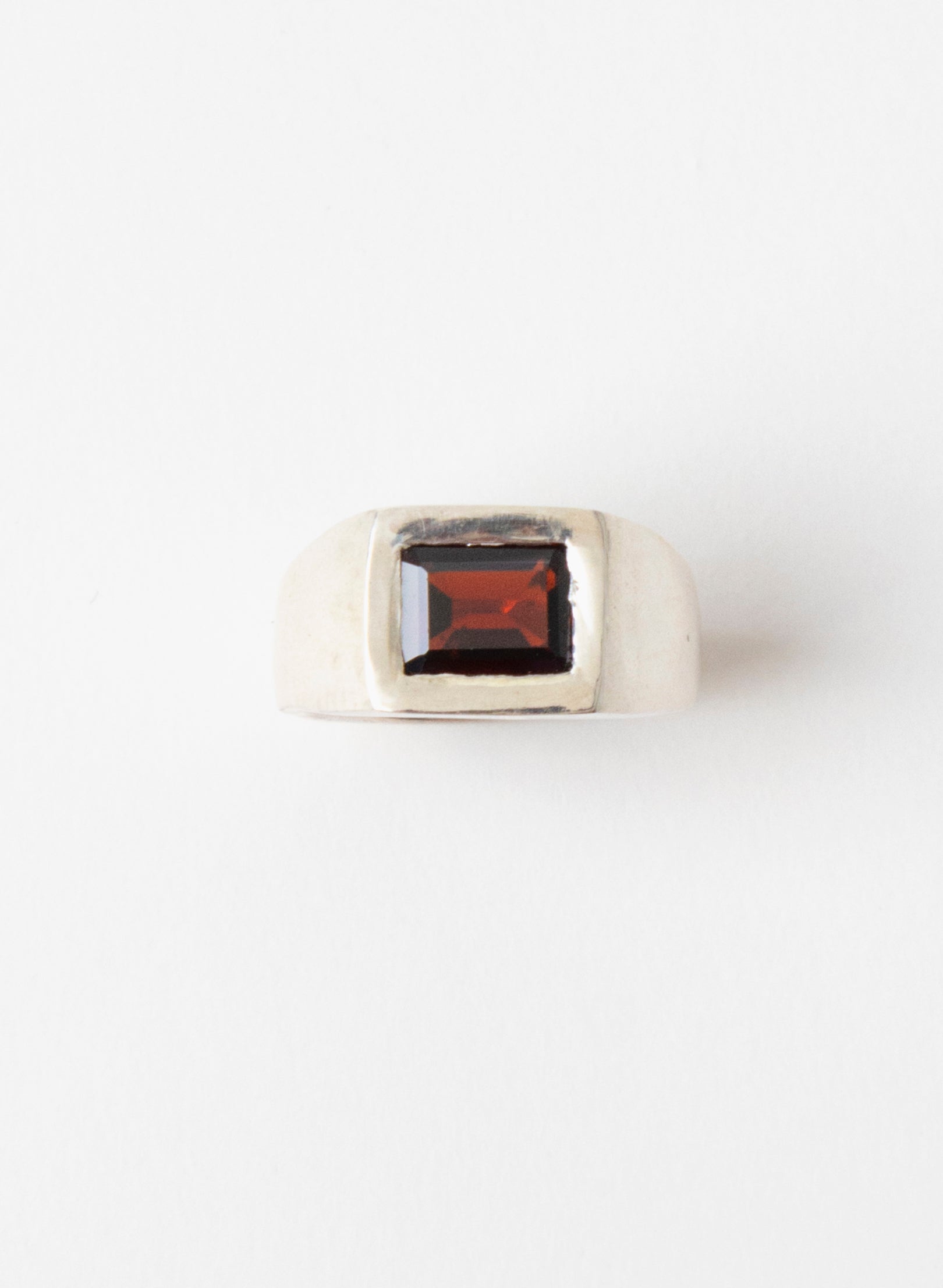 Garnet Signet Ring