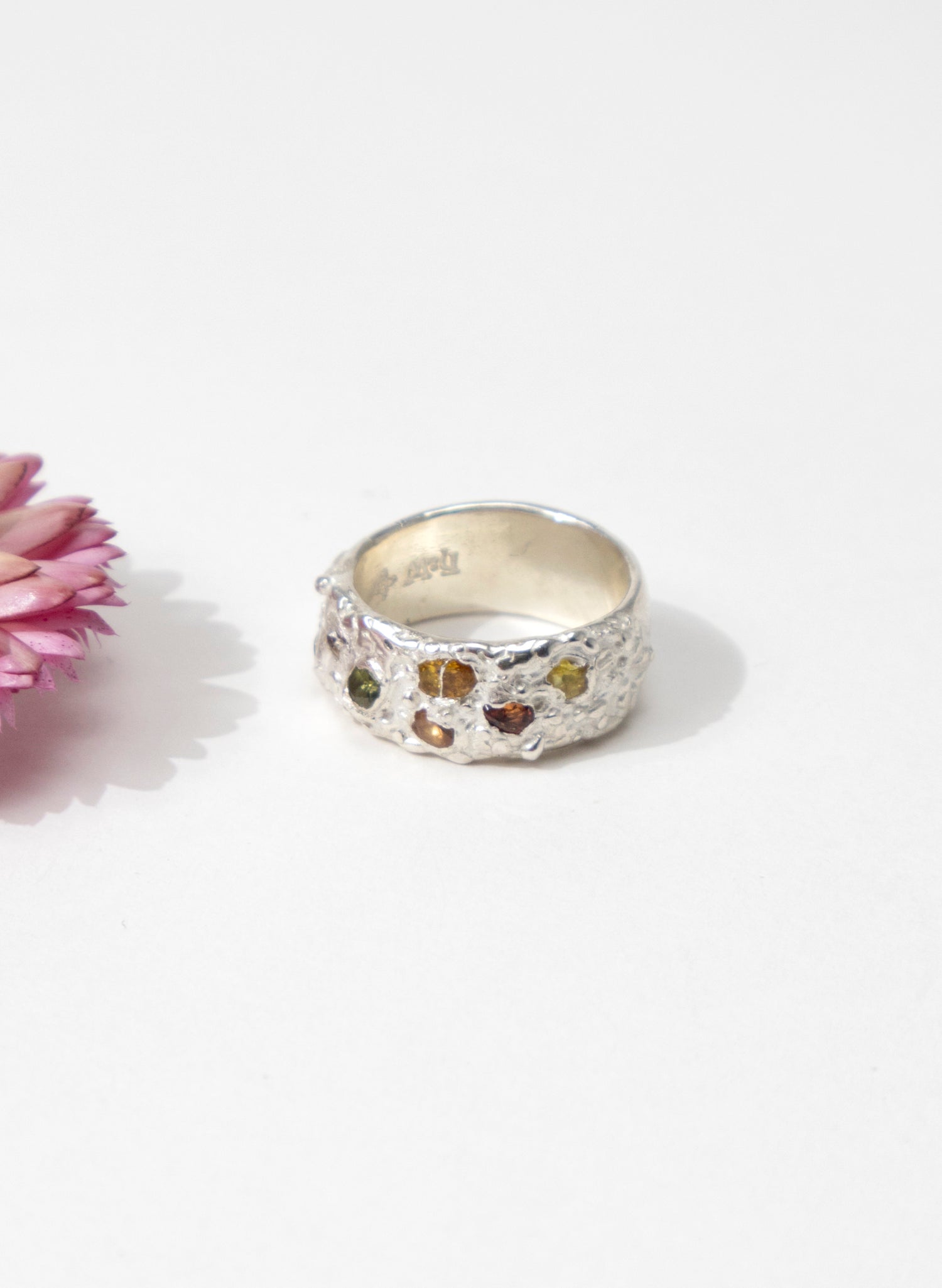 Fluid Sapphire Ring
