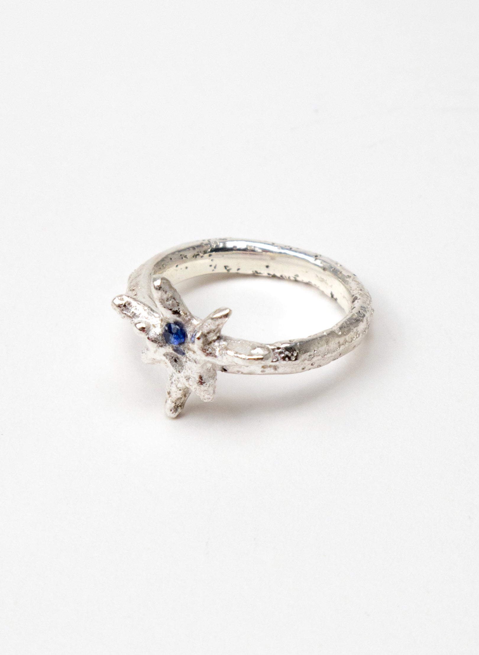 Faerie Star Sandcast Ring