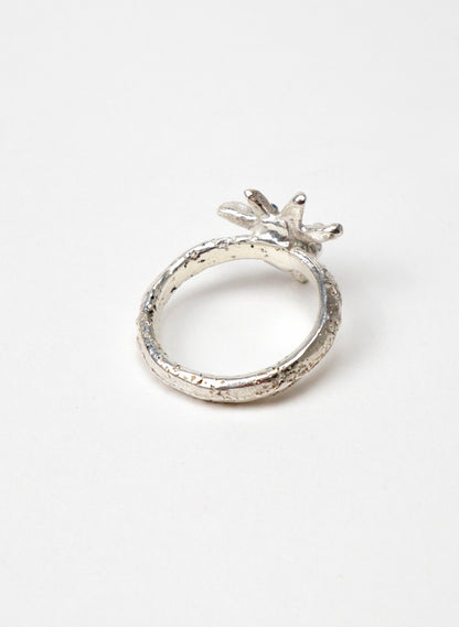 Faerie Star Sandcast Ring