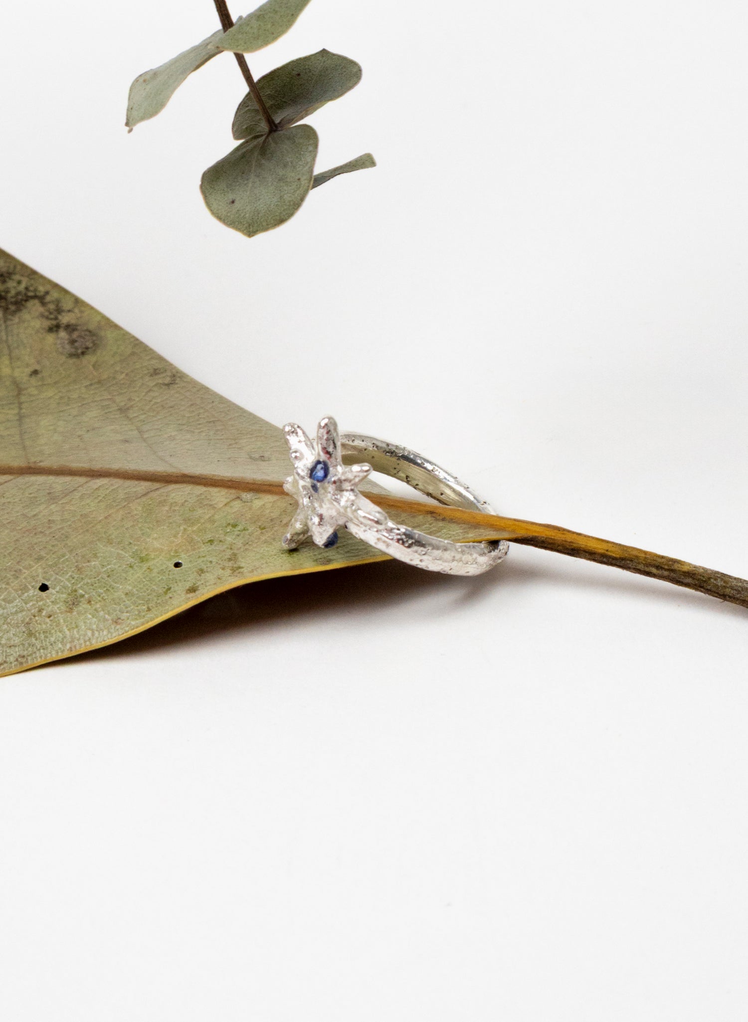 Faerie Star Sandcast Ring