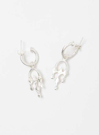 Botanical Arbour Charm Earrings - Sterling Silver