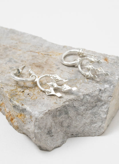 Botanical Arbour Charm Earrings - Sterling Silver